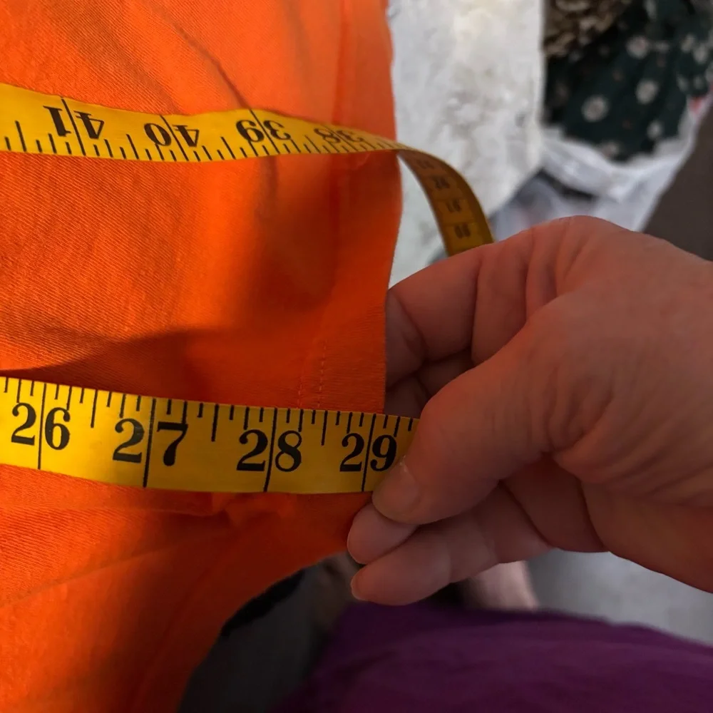 The North‎ Face Orange Short Sleeve Tee